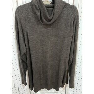 Willi Smith Woman‎ Charcoal Gray Knit Turtleneck Sweater Size 1X